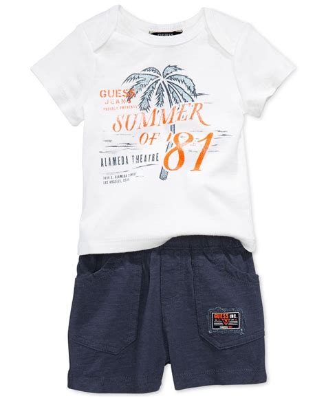 guess baby boys tees